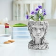 thumbnail image 1 of Head Planter Face Flower Pot Decorative Girl Statue Planter Pot Indoor Outdoor, 1 of 5