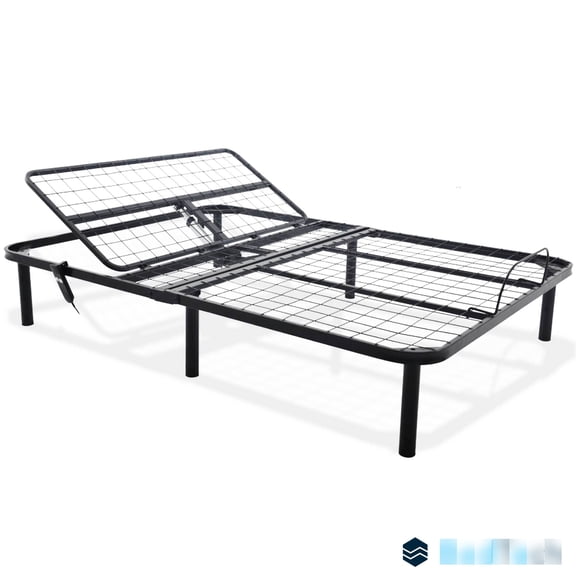 Head Position Adjustable Bed Base For Twin Xl - 850lbs Capacity, Metal Weight Strong Steel, Black