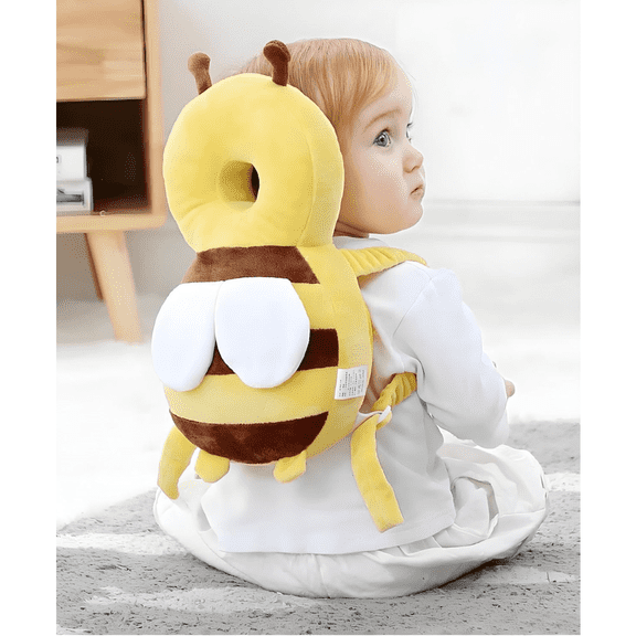 Head Protector Backpack, Head Protection Pillow for Toddler Walking, Fall Protection Pillow with Adjustable Straps, Cartoon Design for 6-24M+