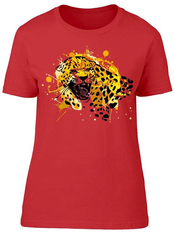 Head Roaring Jaguar T-Shirt Women -Image by Shutterstock, Female x-Large