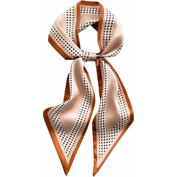 Head Scarf Hair Neck Scarves For Women Purse Bag Scarfs For Handbags Silky Long Thin Satin Headscarf Fashion