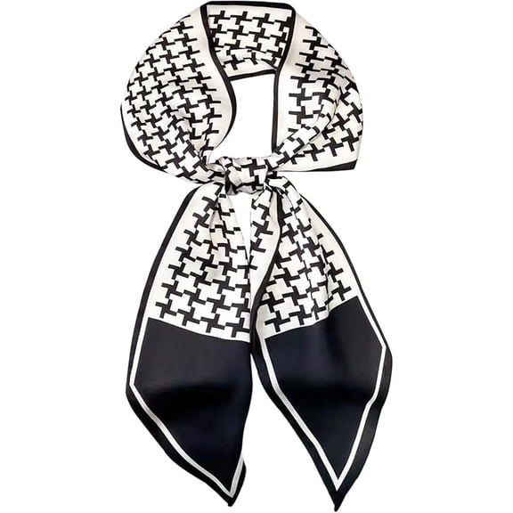 Head Scarf Hair Neck Scarves For Women Purse Bag Scarfs For Handbags Silky Long Thin Satin Headscarf Fashion