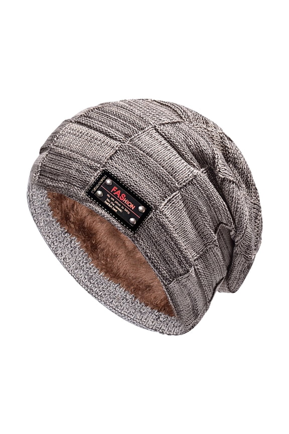 Head Scarf for Women Beanie For Men Winter Hats For Guys Cool Mens Lined Knit Warm Thick Skully Stocking Binie Hat Hats for Women