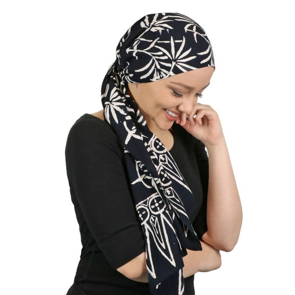 Head Scarf for Women Cancer Headwear Chemo Scarves Headscarves Headcovers 15 X 60 (Silhouette)