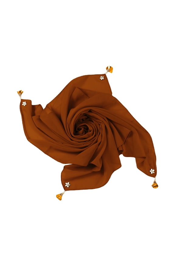 Head Scarf for Women Fashion Solid Chiffon Square Lightweight Neck Scarves