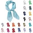 thumbnail image 1 of Head Scarf for Women Hair quare Satin Silk Feeling Bnadana Neck Scarf Blue, 1 of 3