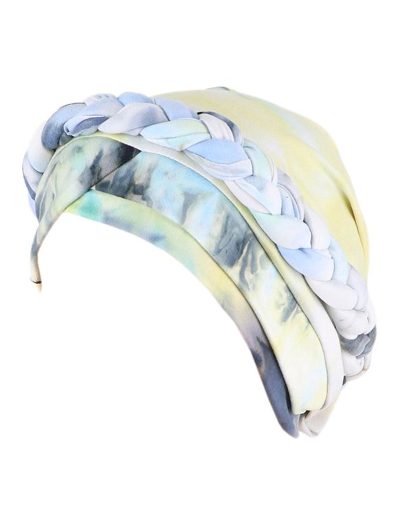 Head Scarf for Women Turban Wrap Pre-Tied Ethnic Headwear Braid Design Casual Summer Headwear