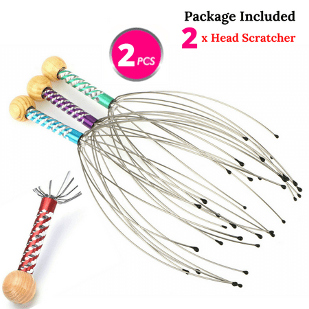 Head Scratcher Scalp Massager Neck Massage Scalp Relax Calm Stress Relief Octopus 2 Pcs