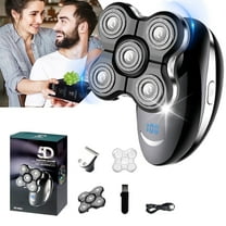 Head Shaver for Bald Men with Nose Hair Trimmer, Beard Trimmer for Men, Waterproof and Rechargeable Electric Shavers for Men