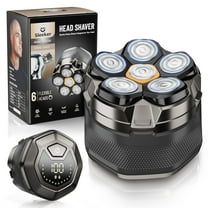 Prozing Head Shaver for Bald Men, Magnetic Electric Razor for Men, IPX7 Waterproof Rechargeable Shaver