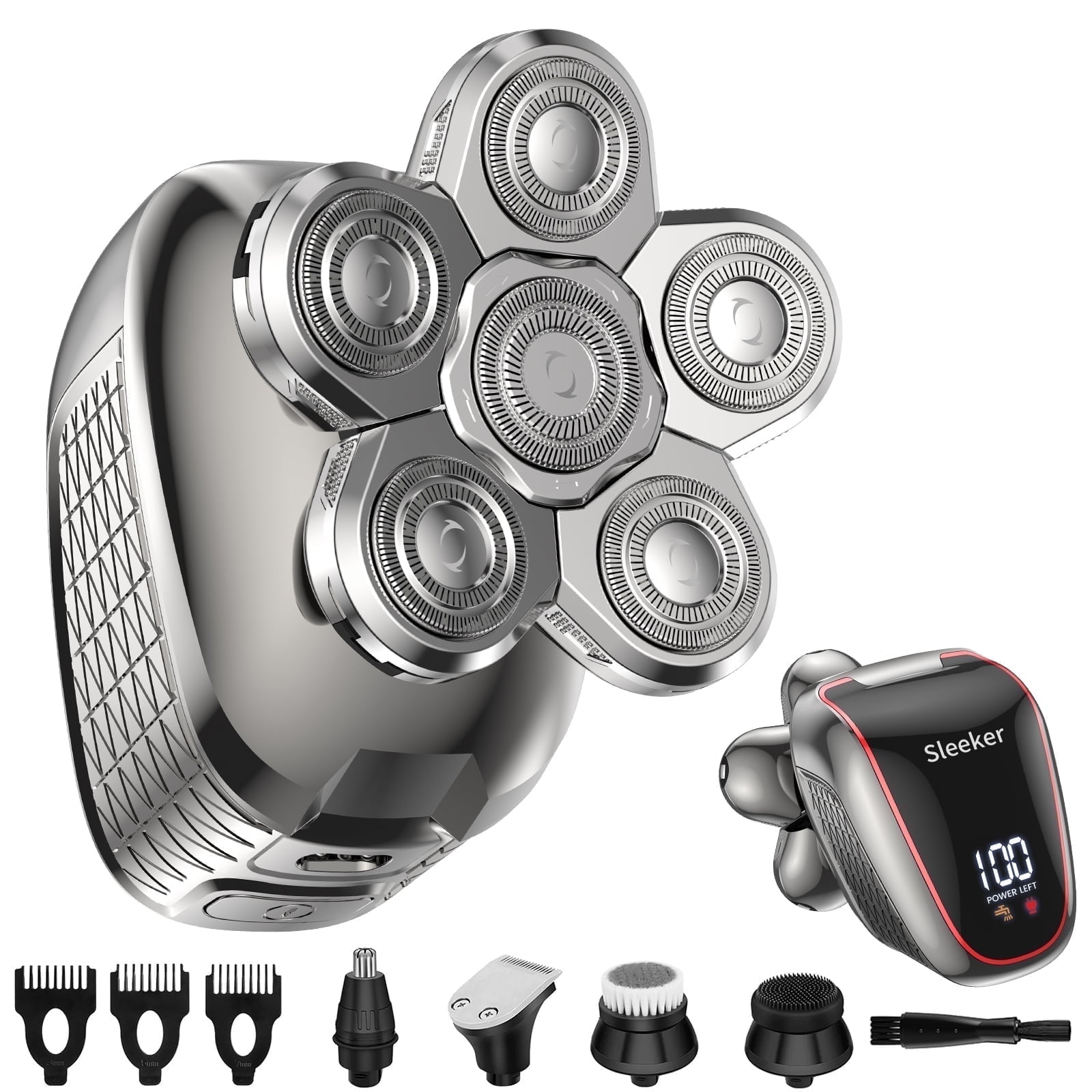 Prozing Head Shaver for Bald Men, Electric Razor with Detachable Head, Electric Shaver Gift for Him