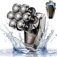 thumbnail image 1 of Head Shavers for Men, Magnetic 7D Electric Razor for Bald Men, IPX7 Waterproof Rechargeable Bald Shaver, Cordless, 1 of 8