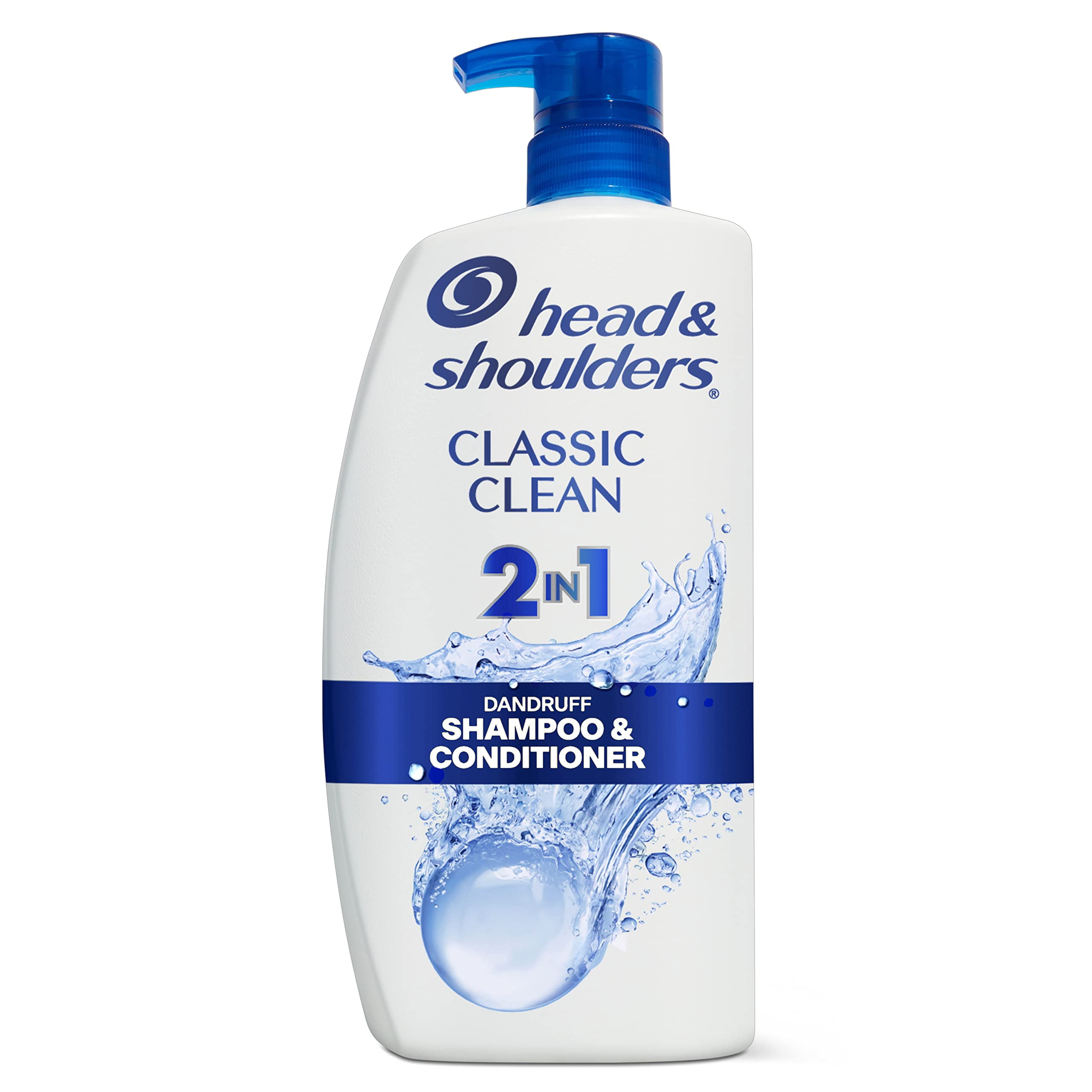 Head & Shoulders 2 in 1 Dandruff Shampoo and Conditioner Classic Clean (Pack of 4)