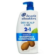 Head & Shoulders 2 in 1 Dandruff Shampoo and Conditioner, Dry Scalp Care, 28.2 oz