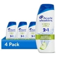 thumbnail interactive-video image 1 of (4 pack) Head & Shoulders 2 in 1 Dandruff Shampoo and Conditioner, Green Apple, 20.7 fl oz, 1 of 13