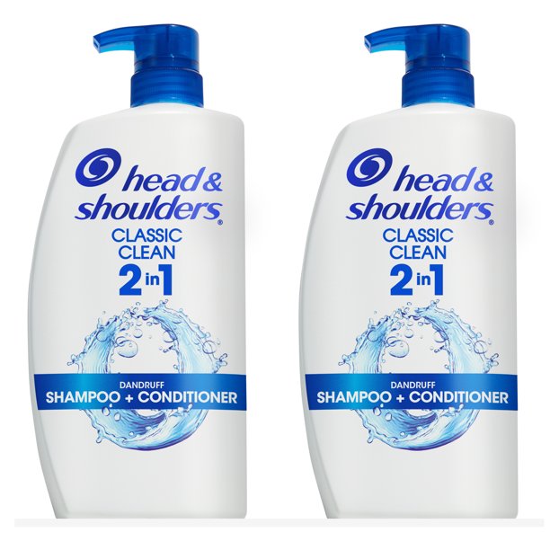 Head & Shoulders 2 in 1 Shampoo Conditioner, Classic Clean, 32.1 oz, 2