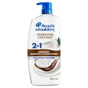 Head and Shoulders 2 in 1 Dandruff Shampoo and Conditioner, Hydrating Coconut, 28.2 fl oz