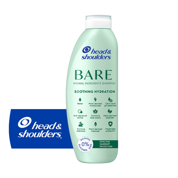 Head & Shoulders BARE Soothing Hydration Dandruff Shampoo, Anti