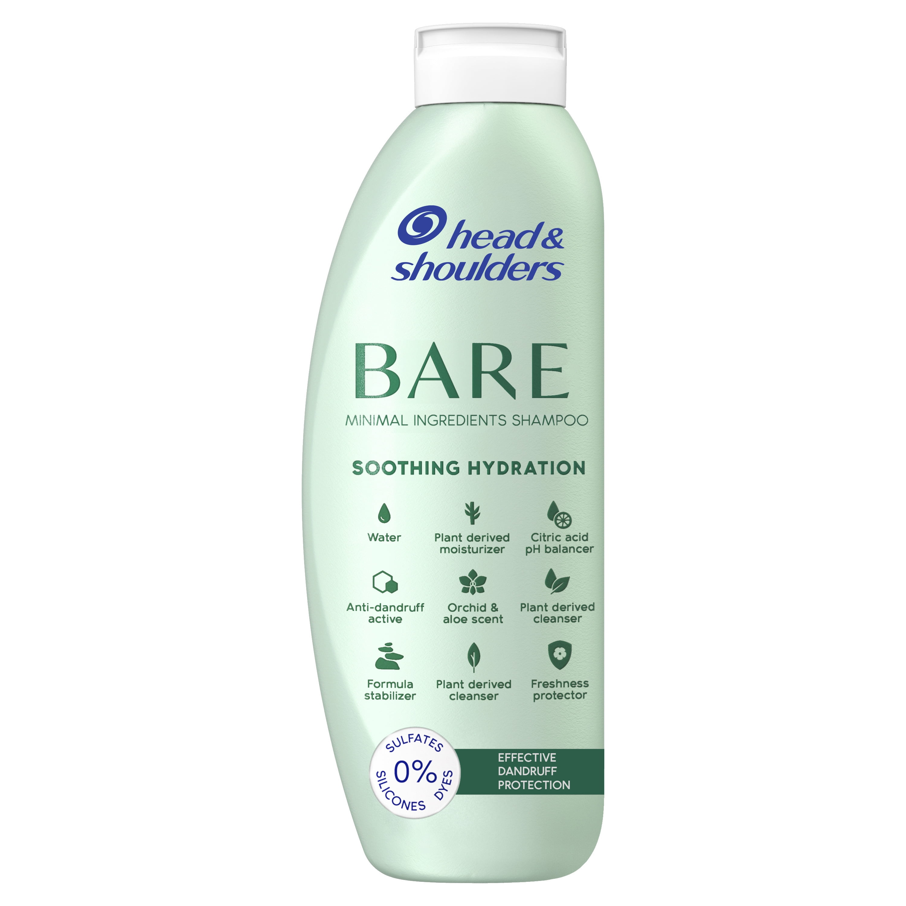 Head & Shoulders BARE Soothing Hydration Dandruff Shampoo, Anti-Dandruff,  13.5 oz 