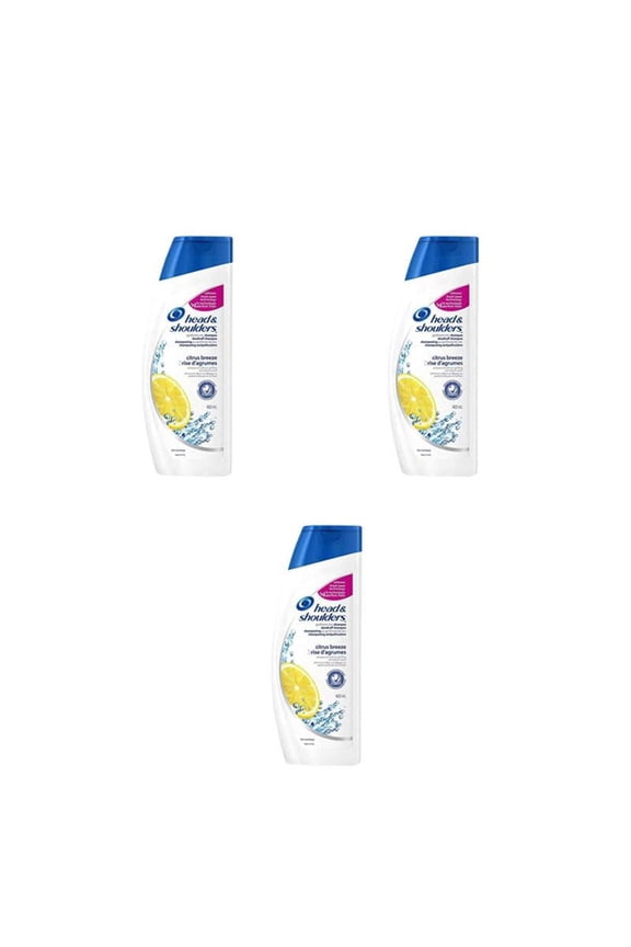 Citrus Breeze Scent Shampoo -400 ml (Pack of 3)