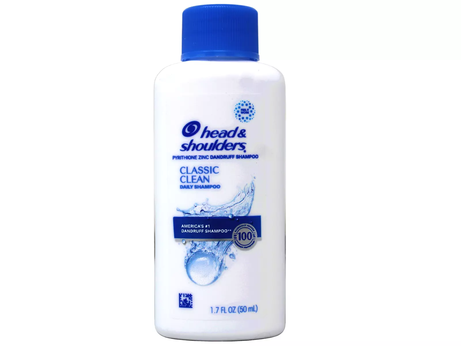 Head & Shoulders Classic Clean Dandruff Shampoo Travel Size 1.7 Fl Oz (50 Ml)