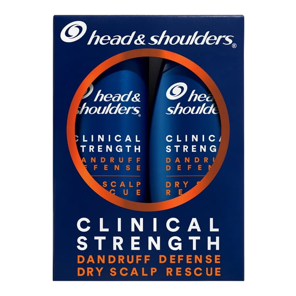 Head & Shoulders Clinical Dandruff Defense + Dry Scalp Rescue Shampoo 13.5oz Twin Pack