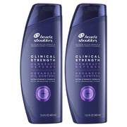 Head & Shoulders Clinical Strength Dandruff Shampoo Twin Pack, Advanced Oil Control With Refreshing Citrus, 13.5 Oz Each