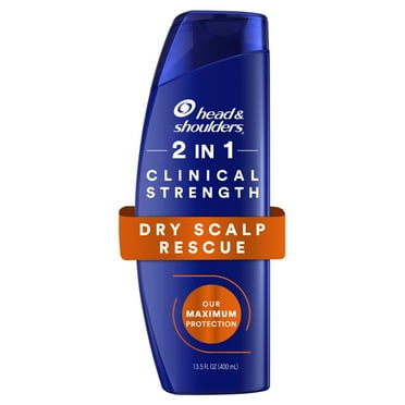 Head and Shoulders Clinical Strength Dry Scalp Rescue 2in1, for Stubborn Dandruff, 13.5 fl oz
