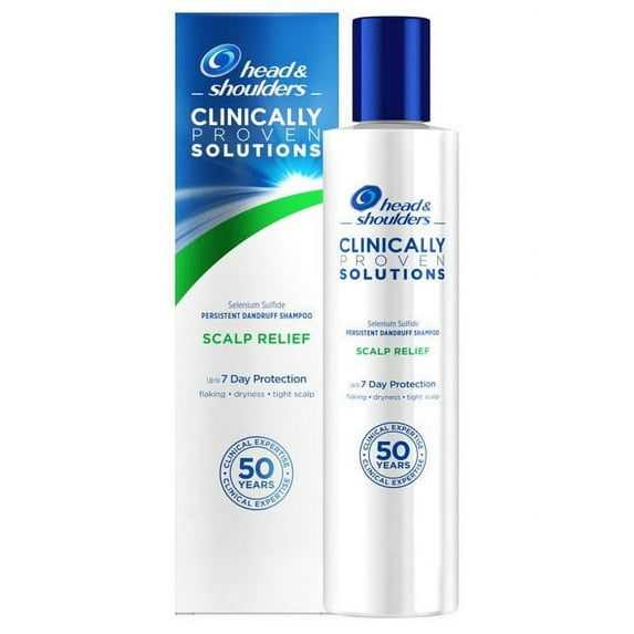 Head & Shoulders Clinically Proven Solutions Selenium Sulfide Sensitive Scalp Relief Itch Shampoo 4.3oz /130ml each