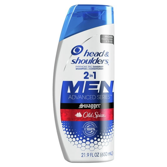 Head & Shoulders Dandruff 2 in 1 Shampoo, Old Spice Swagger, 21.9 oz