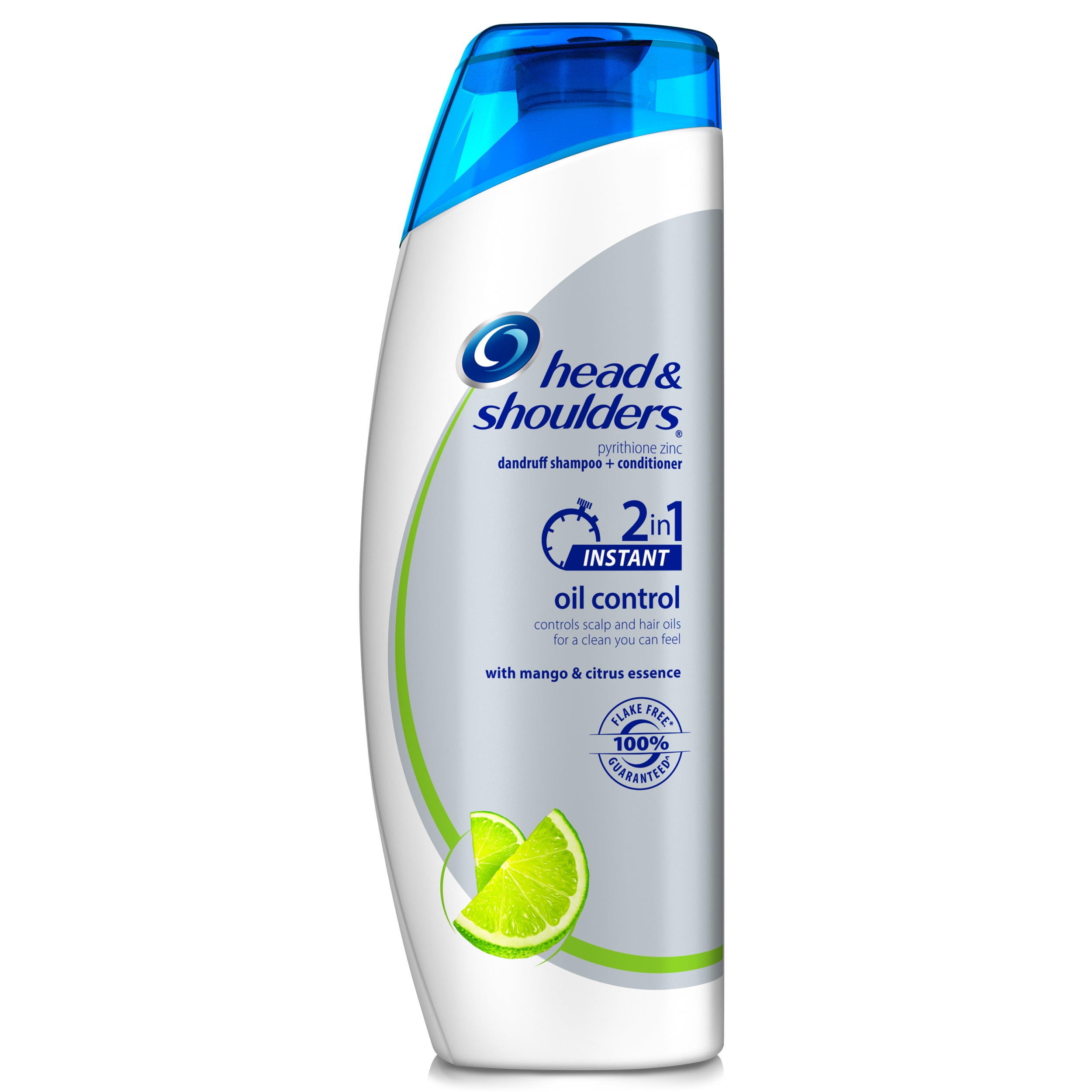 Forkorte søm sand Head & Shoulders? Instant Oil Control with Mango & Citrus Essence 2 in 1  Dandruff Shampoo + Conditioner 22.5 fl. oz. Bottle - Walmart.com