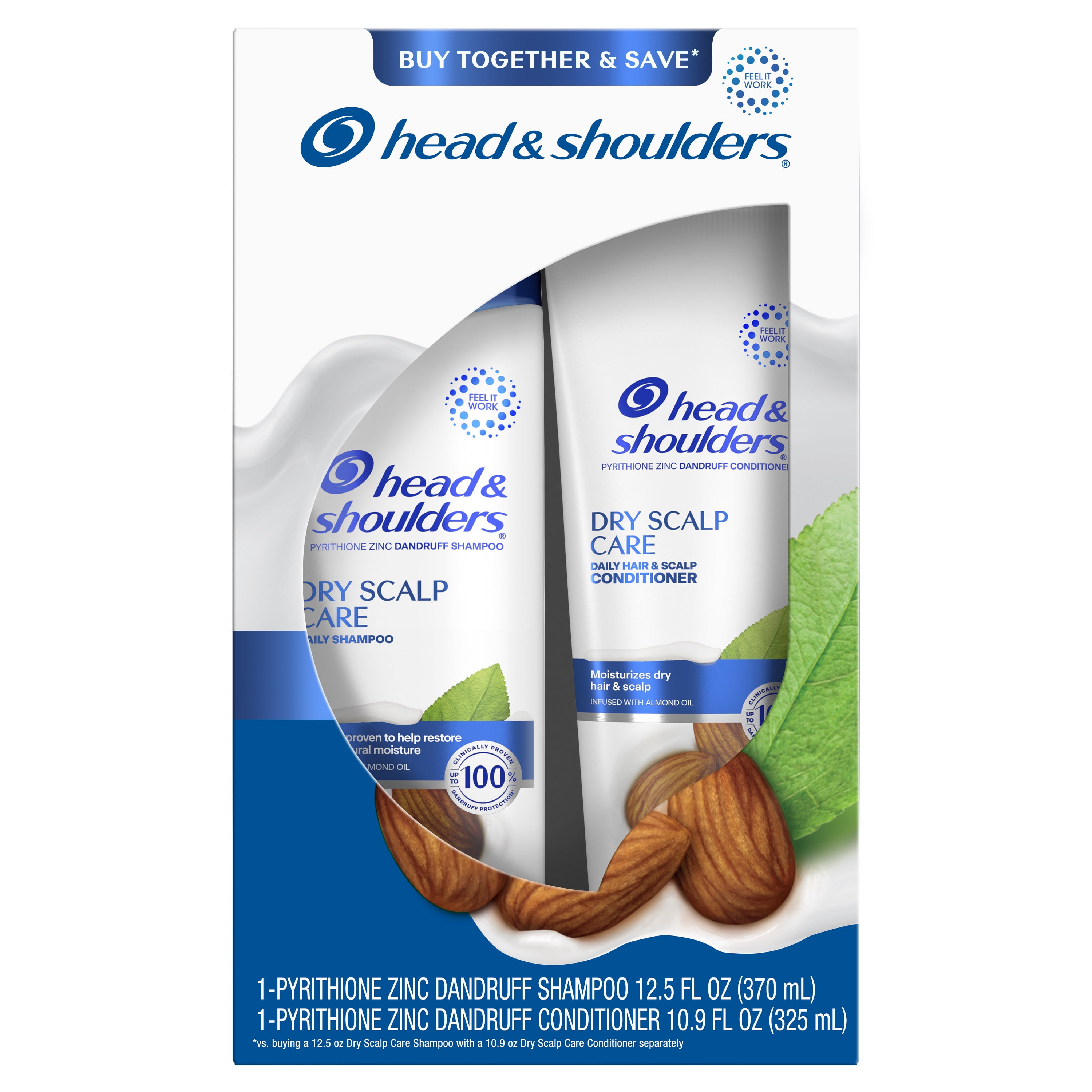 Head & Shoulders Paraben Free Dry Scalp Care Shampoo (12.5oz) and