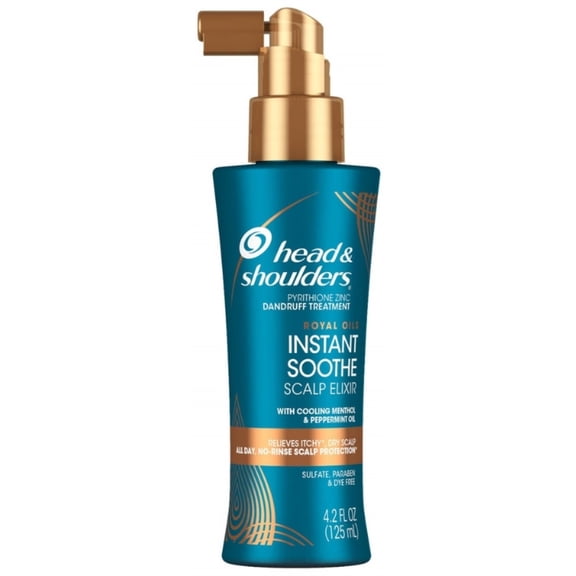 Head & Shoulders Royal Oils Instant Soothe Scalp Elixir 4.2 oz (Pack of 4)