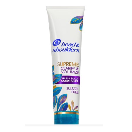 Head & Shoulders Supreme Clarify & Volumize Conditioner, Sulfate Free, for All Hair Types, 9.4 oz