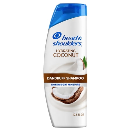 Head and Shoulders Coconut Dandruff Shampoo, Hydrating, Lightweight Moisture, Color Safe, 12.5 fl oz