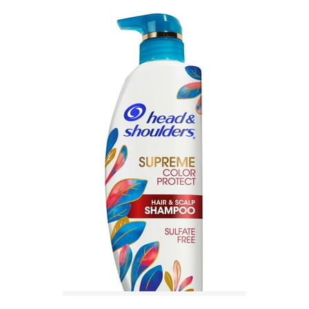 Head & Shoulders Supreme Sulfate Free Color Protect Shampoo, All Hair Types, 11.8 fl oz