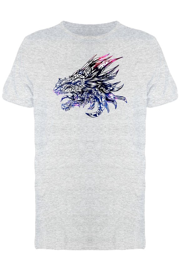 Head Snarling Dragon Logo Tee Men's -Image by Shutterstock