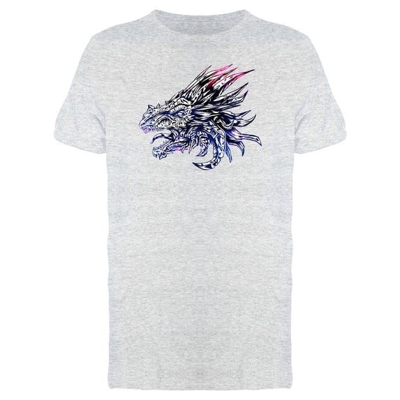 Head Snarling Dragon Logo Tee Men's -Image by Shutterstock