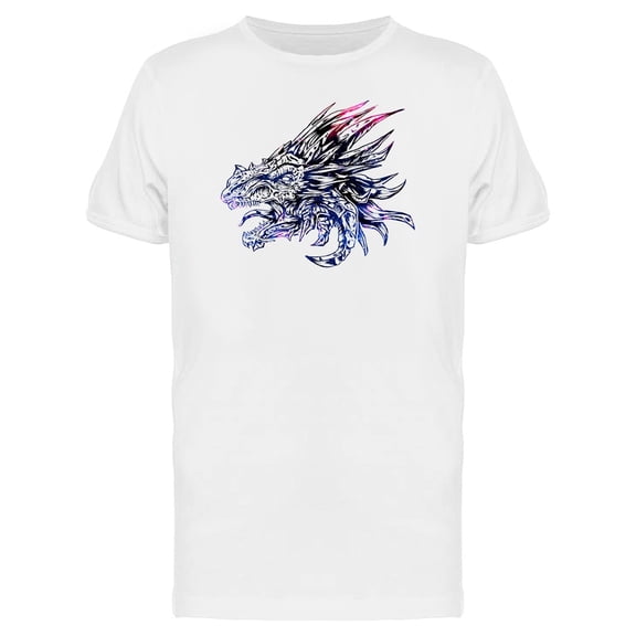 Head Snarling Dragon Logo Tee Men's -Image by Shutterstock
