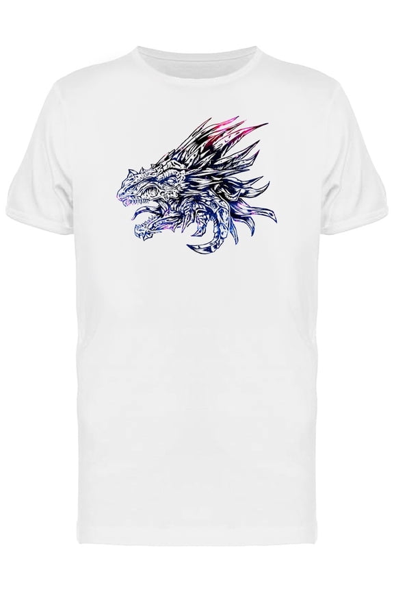 Head Snarling Dragon Logo Tee Men's -Image by Shutterstock