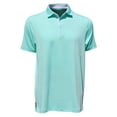 thumbnail image 1 of Head Sportswear Men's Solid Performance Polo Golf Shirt, Large Ocean/White -, 1 of 2
