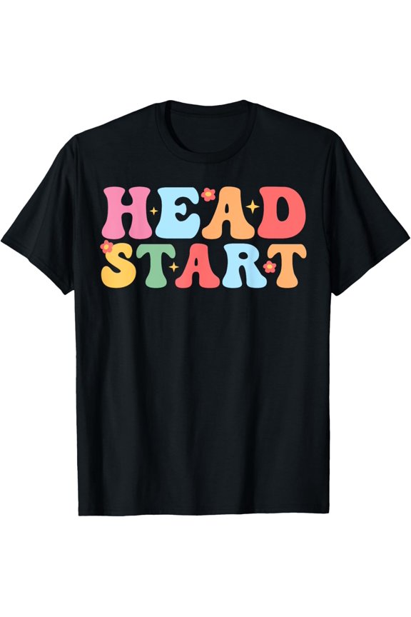 Head Start Back To School Teacher Homeschool Groovy T-Shirt