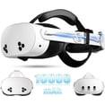 thumbnail image 1 of Head Strap Battery Compatible with Meta Quest 3S/Quest 3-10000mAh Elite Strap with Battery Pack Extend Playtime - Enhanced Support for Quest 3S - Replacement Battery Head Strap Accessories, 1 of 7