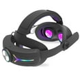 thumbnail image 1 of Head Strap Battery for Meta Quest 3S, 12000mAh Replacement Rechargeable Headstrap for Oculus Quest, RGB Head Strap, Fast Charging Adjustable Battery Pack Headset Accessories Enhanced Comfort, 1 of 7