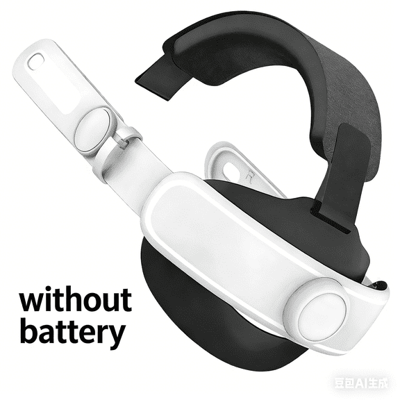 Head Strap with Battery for Meta Quest 3S/3, Rechargeable Battery Pack Headstrap for Oculus 3/3s, Detachable Elite Strap for VR Headset (6,000mAh Battery)