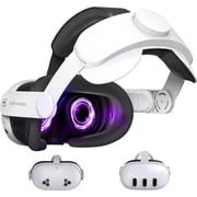 Head Strap for Meta Quest 3S / Quest 3 Adjustable Comfortable Head Strap for Oculus Quest 3S, Enhanced Support and Lightweight Design VR Accessories for Quest 3/3S Replacement for Elite Strap