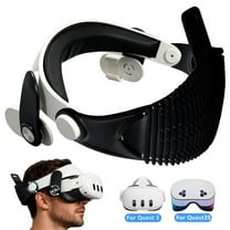 Head Strap for Meta Quest 3S/Quest 3, Adjustable VR Head Strap Replacement Enhanced Comfort, Lightweight VR Headstrap Accessories Reduce Pressure Extend Playtime - Black