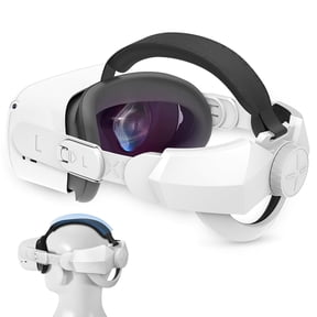 Head Strap for Oculus/Meta Quest 2 Accessories, Adjustable Elite Head Strap Fit for Quest 2 for Enhanced Support, Balance Weight, Reduce Pressure in VR, Suitable for Children and Adults