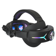 Head Strap for Meta Quest 3, 8000mAh Battery Enhanced Comfort & Extended Gaming Time Fast Charging VR Headset, Black
