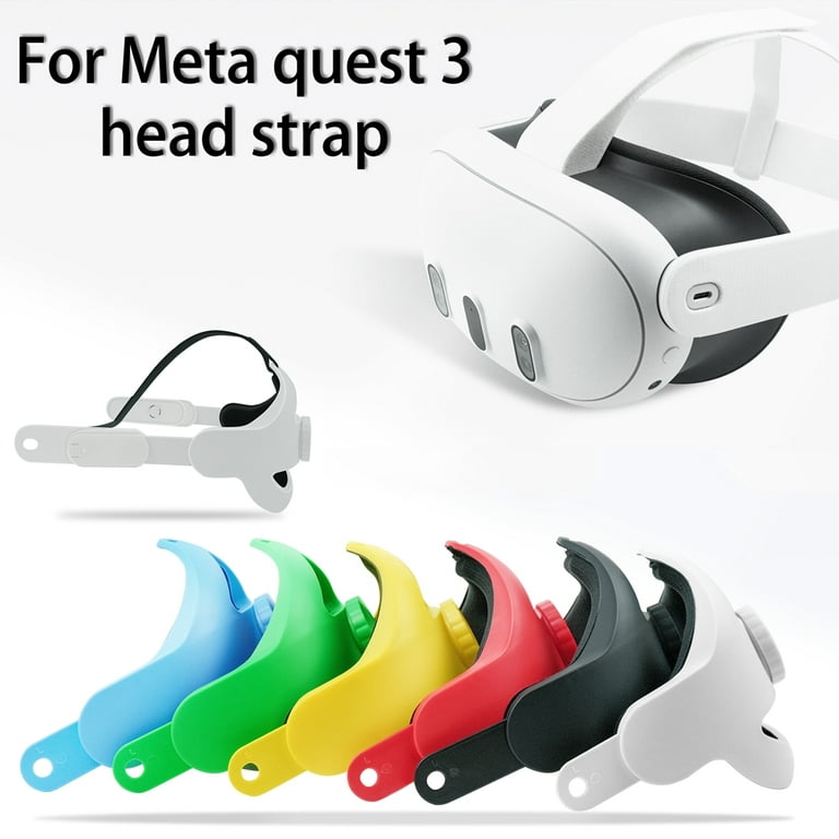 Head Strap for Meta Quest 3, Comfort Elite Strap for Oculus Quest 3  Accessories, Adjustable Lightweight VR Headset Strap Replacement 